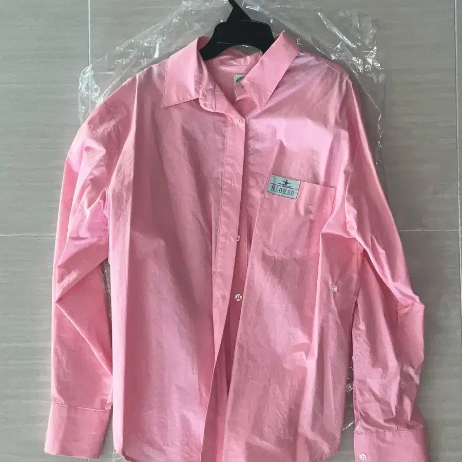 시눈 클래식 셔츠 Classic Cotton Shirt Lightpink