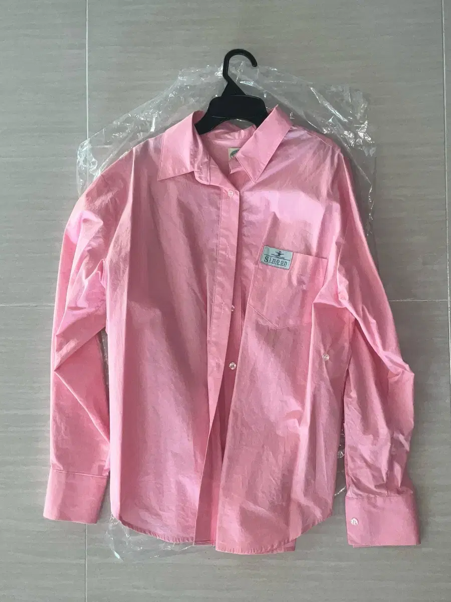 시눈 클래식 셔츠 Classic Cotton Shirt Lightpink