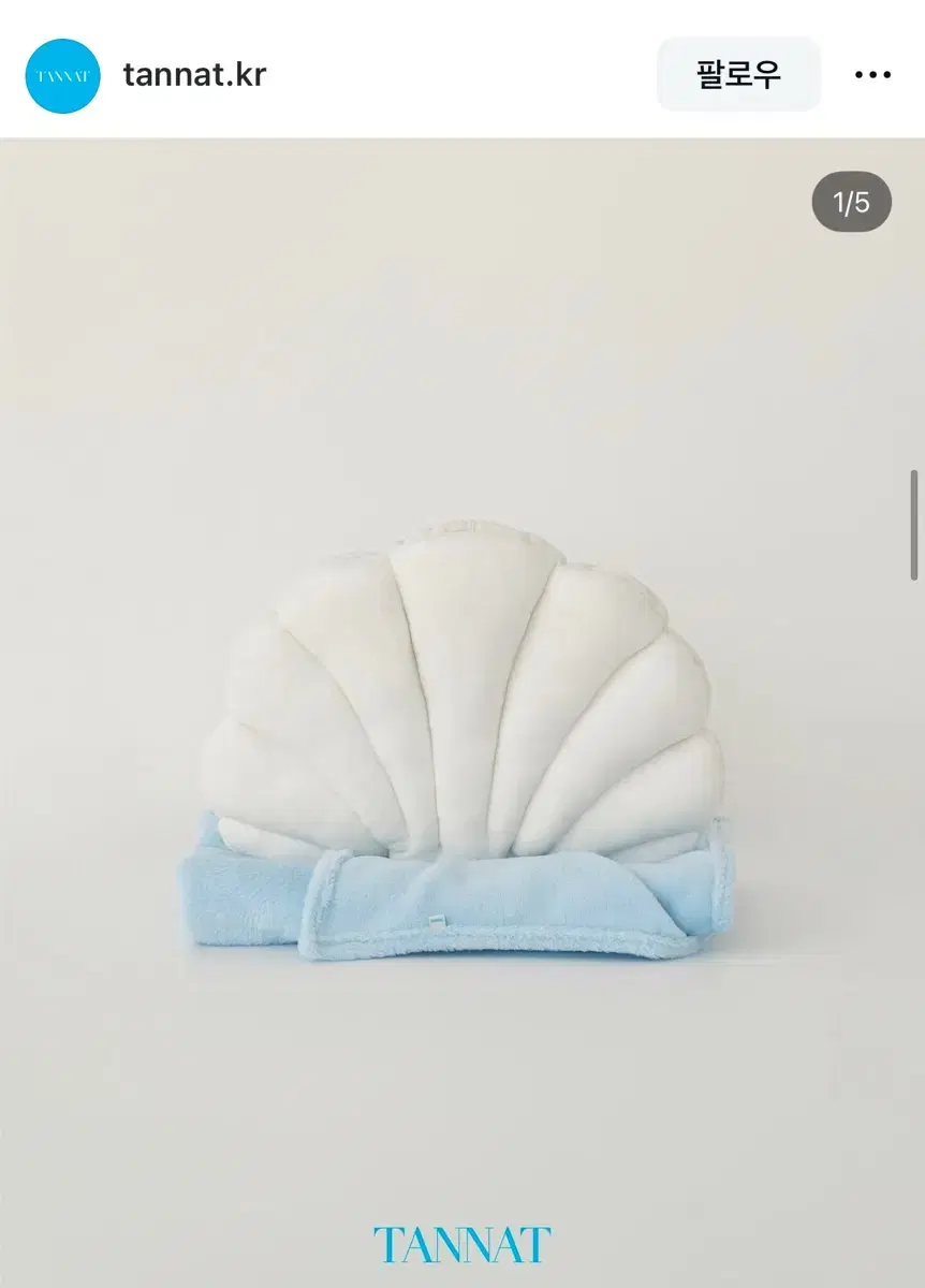 타낫 shell cushion blanket 기프트