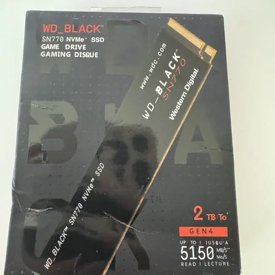 WD black sn770 2TB 미개봉 새상품