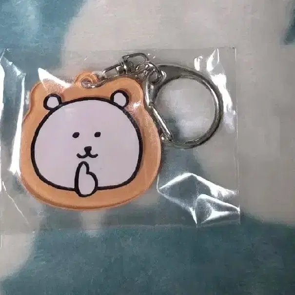 농담곰 얼굴 아크릴 키링