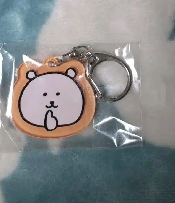 농담곰 얼굴 아크릴 키링