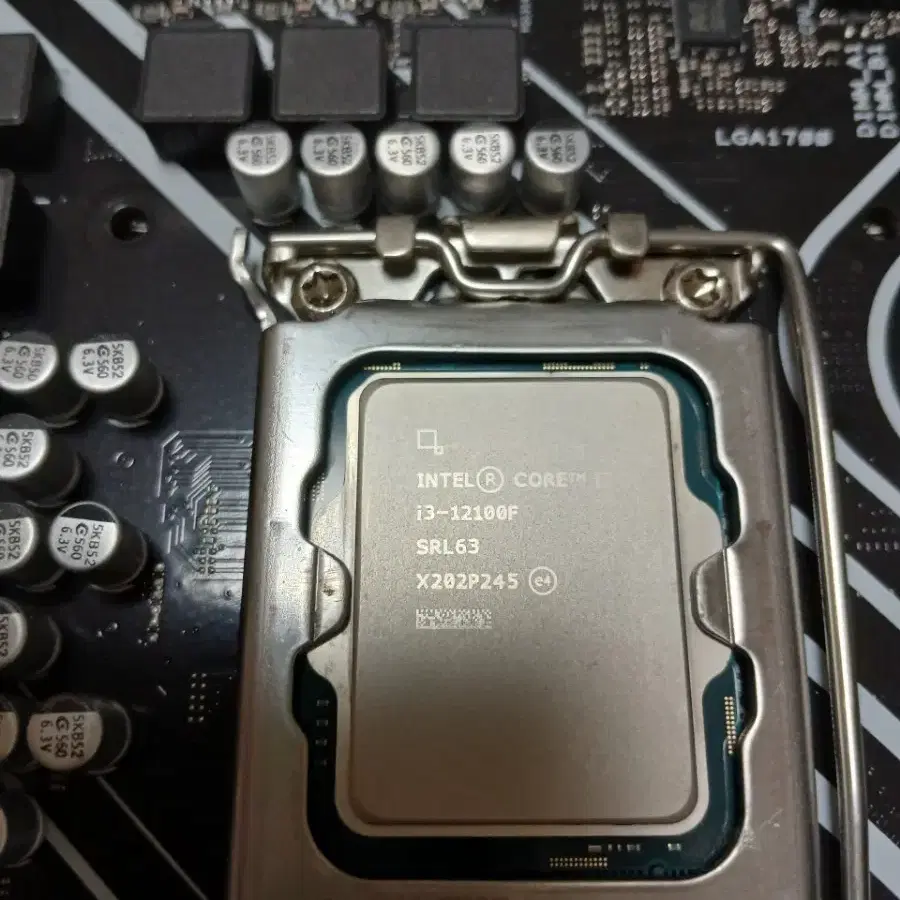 12100f asus보드h610m 삼성ddr4 16g 3200