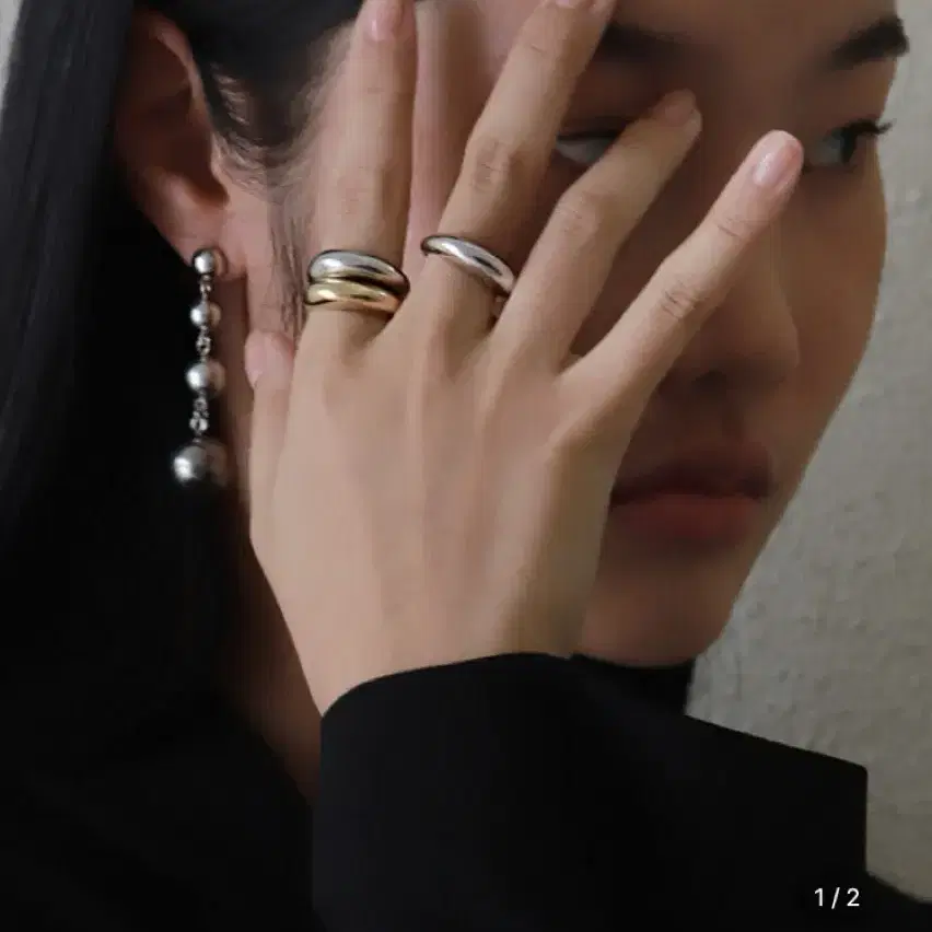 어거스트하모니 반지  pebble Ring