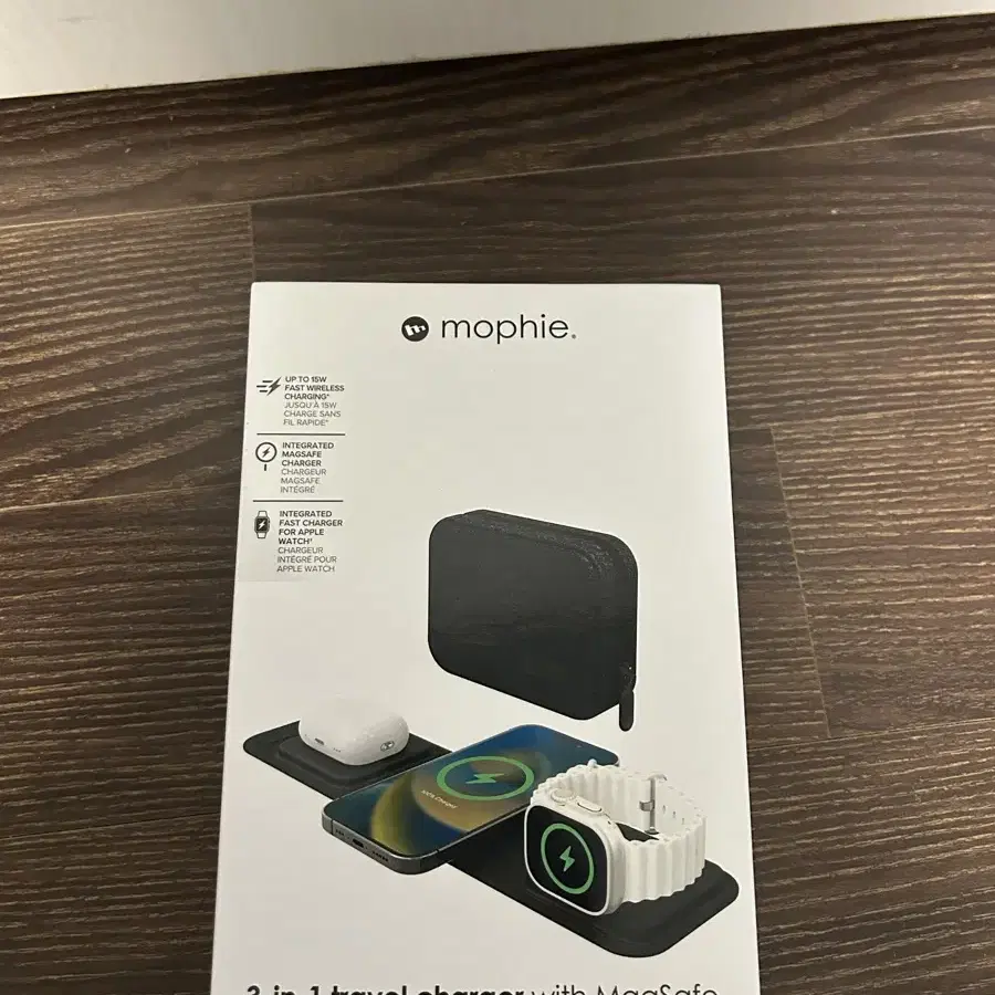 Mophie 3-in-1 맥세이프 휴대용 멀티충전기