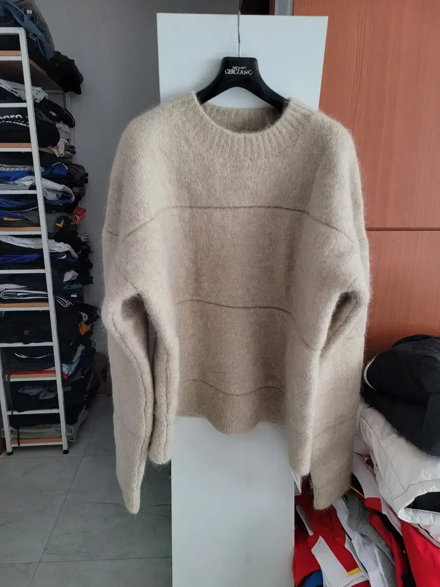 Jacquemus Mohair Knit Long Sleeve Men's L (New)