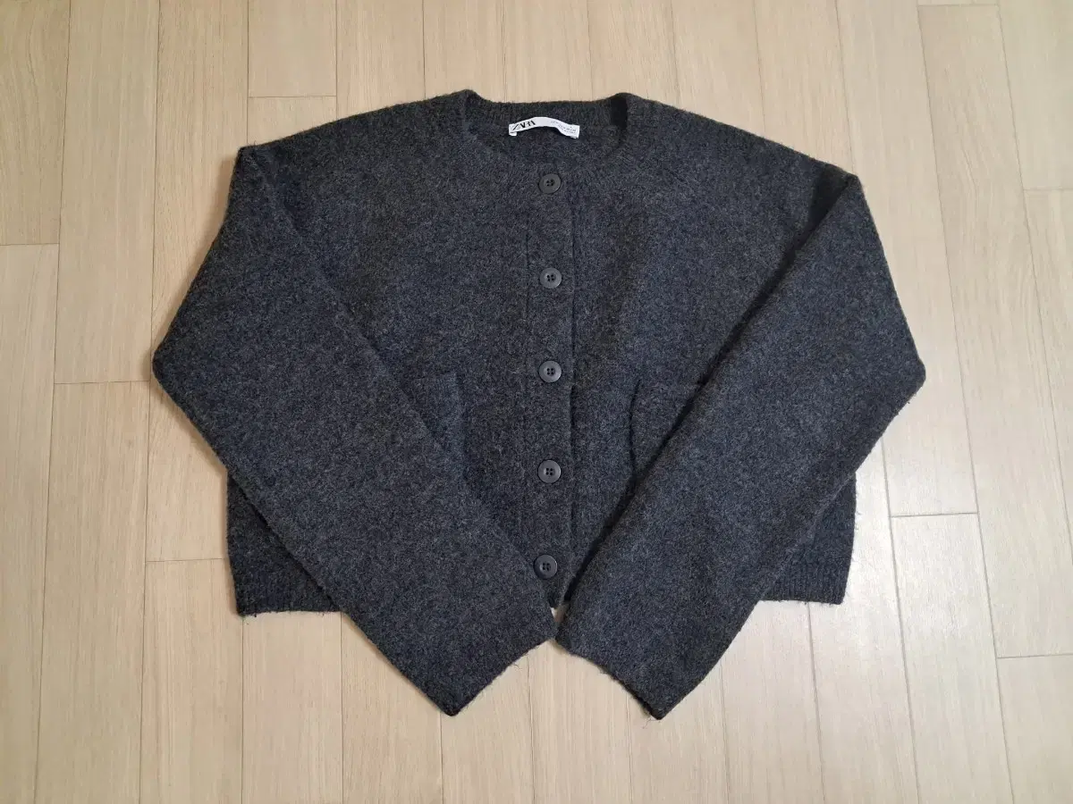 Zara Knit Crop Jacket Cardigan M