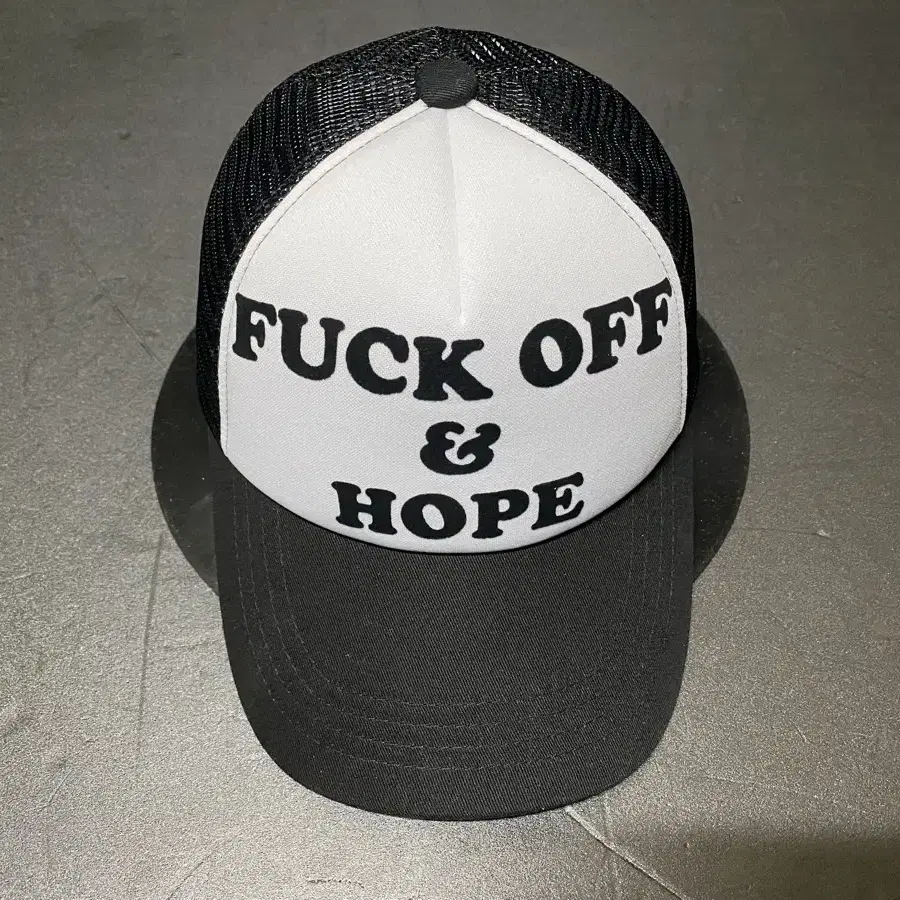 FUKUTI fuck off vintage trucker cap