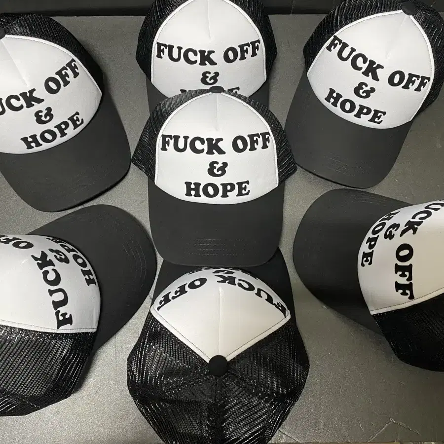 FUKUTI fuck off vintage trucker cap-2