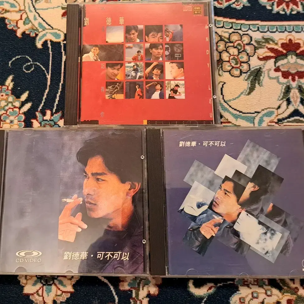 유덕화 수입 앨범 CD 2장 + 뮤직비디오 VCD 총 3장 세트