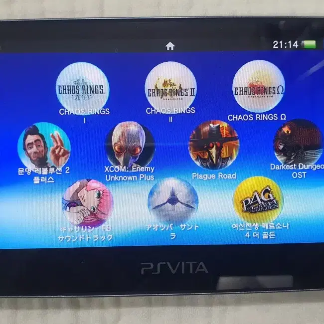 Psvita1005 OLED (A+급, 128G, 게임많음)판매합니다