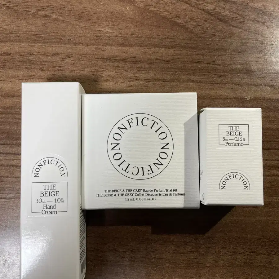 논픽션 더베이지 핸드크림 30ml+향수 5ml+ 1.8ml 샘플