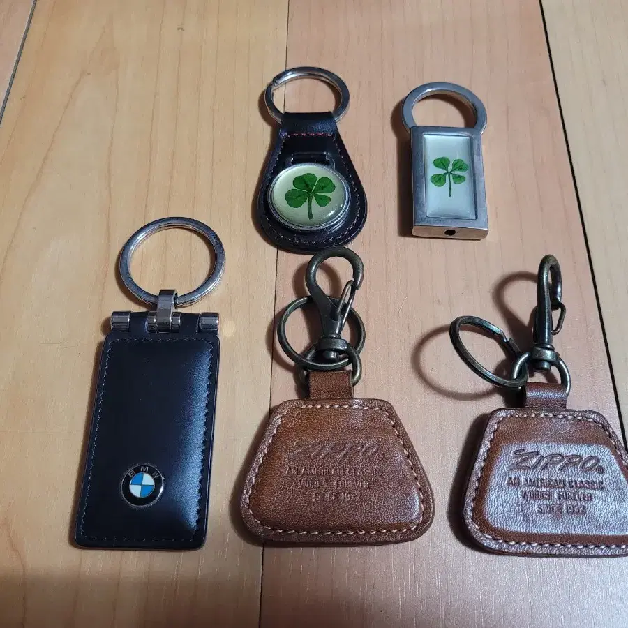 열쇠고리 5종(BMW, ZIPPO 외)