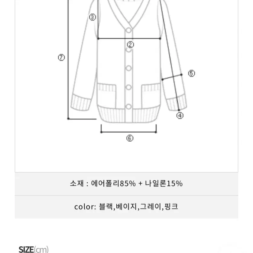 히프나틱 브이넥 니트 가디건(블랙)