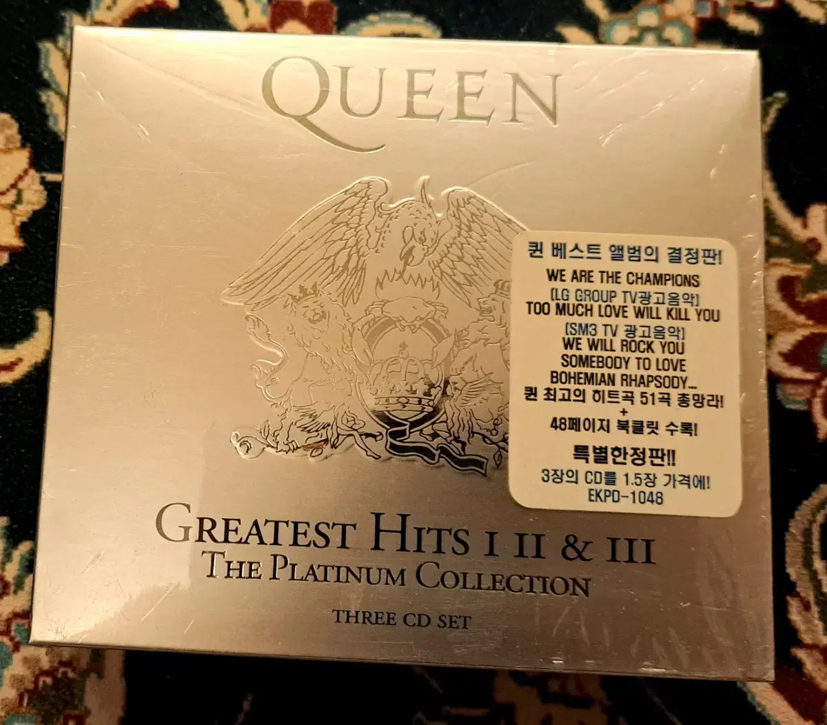 QUEEN 퀸 프레디머큐리 한정판 3장 CD 박스 미개봉