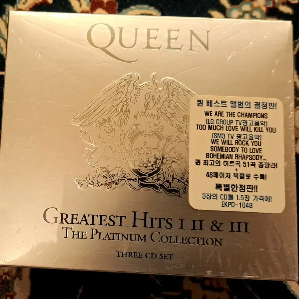 QUEEN 퀸 프레디머큐리 한정판 3장 CD 박스 51곡~! 미개봉