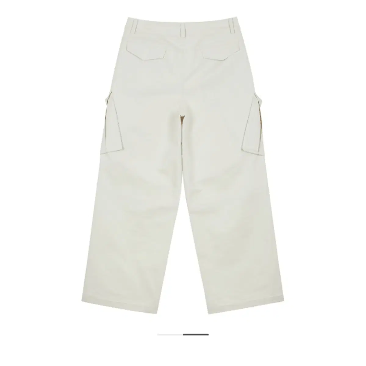 다이닛 cotton stud cargo pants beige