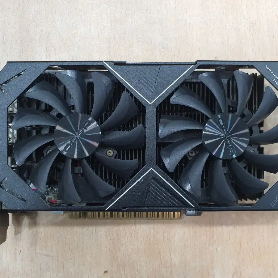 지포스 GTX 1050TI 4G 2팬 그래픽카드 미세한소음