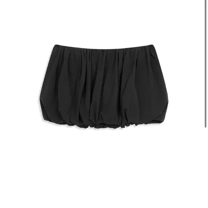 오픈 와이와이) CRINKLED BUBBLE HEM MINI SKIRT