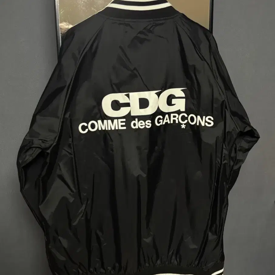 [XL] CDG 바시티 자켓