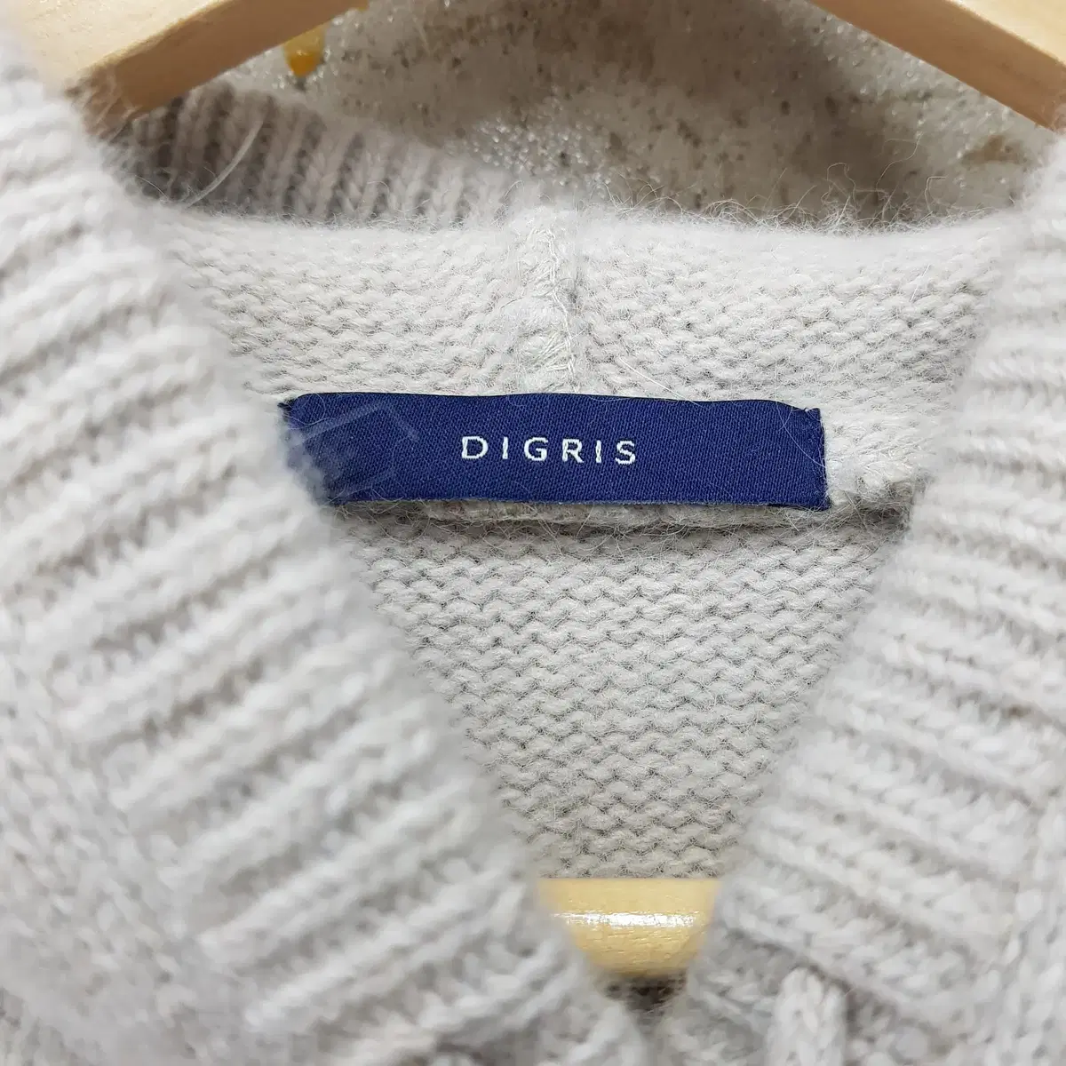 DIGRIS 디그리스 울 후드베스트 F