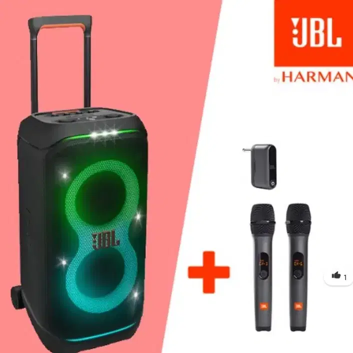 JBL 파티박스320 + JBL AS3  무선마이크셋트