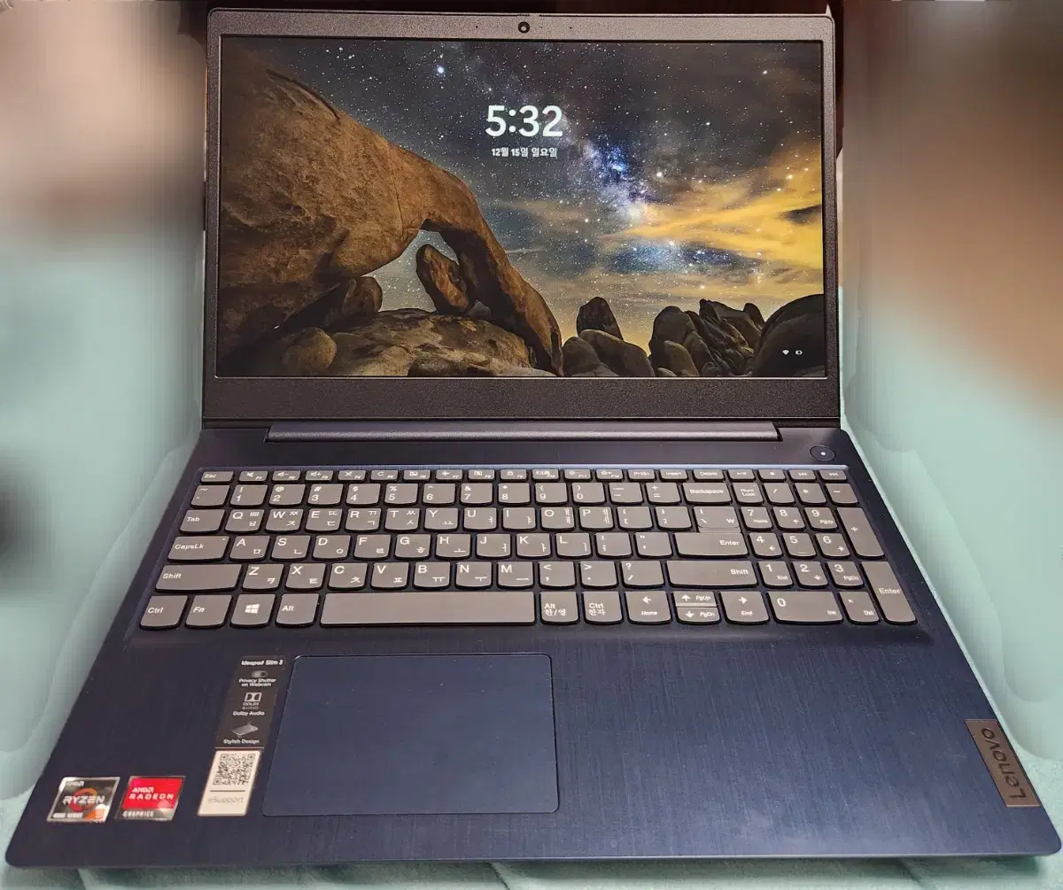 LENOVO IdeaPad3 15ARE0512G램+ l256G(SSD)