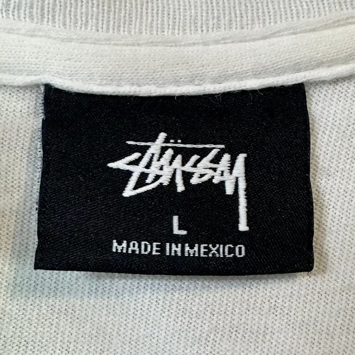 [L] 스투시 STUSSY YIN YANG FIRE 롱슬리브 화이트