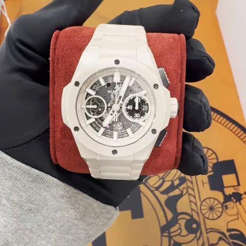 HUBLOT 위블로 신형 빅뱅 유니코 인테그랄 42mm 베이지 세라믹