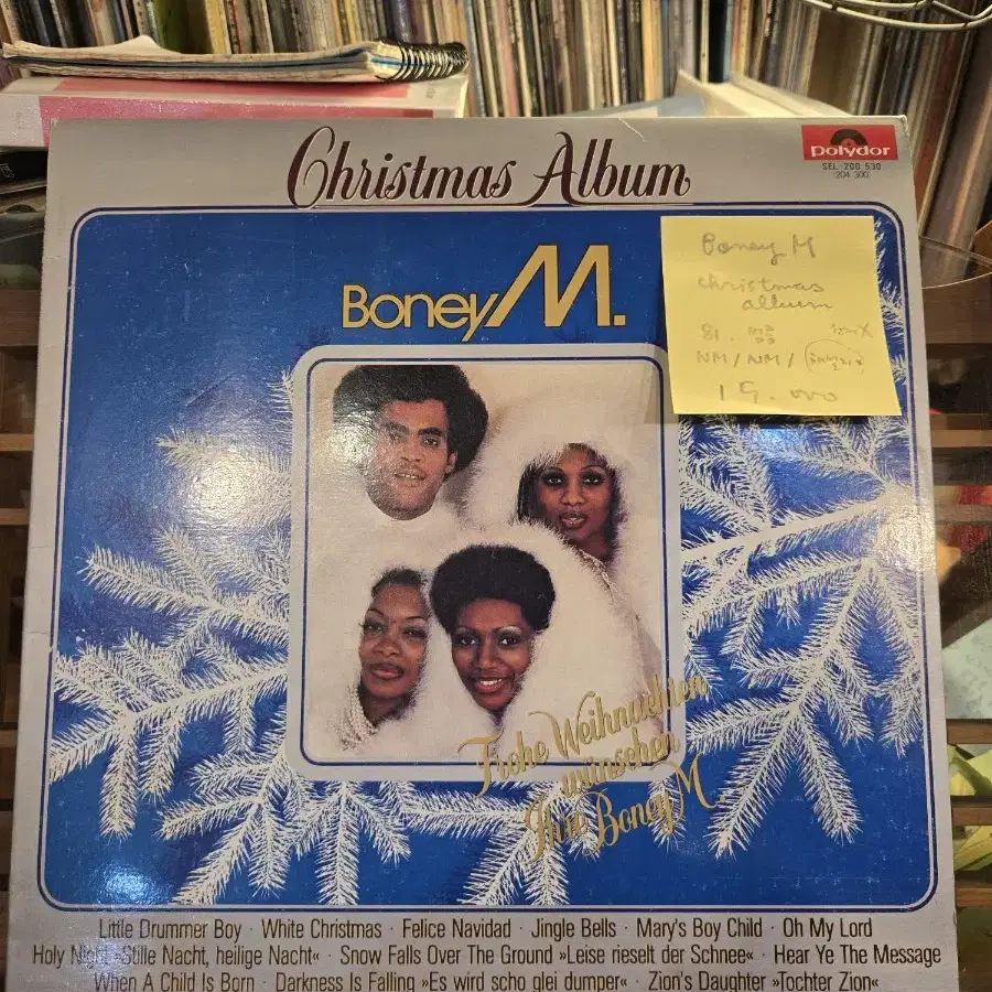 Boney M.christmas album.81.성음.민트급lp