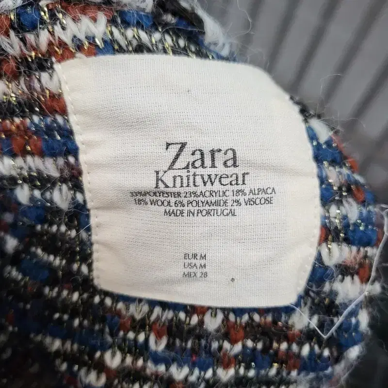 ZARA 포르투갈 다채색 자켓 여 EUR M J2876