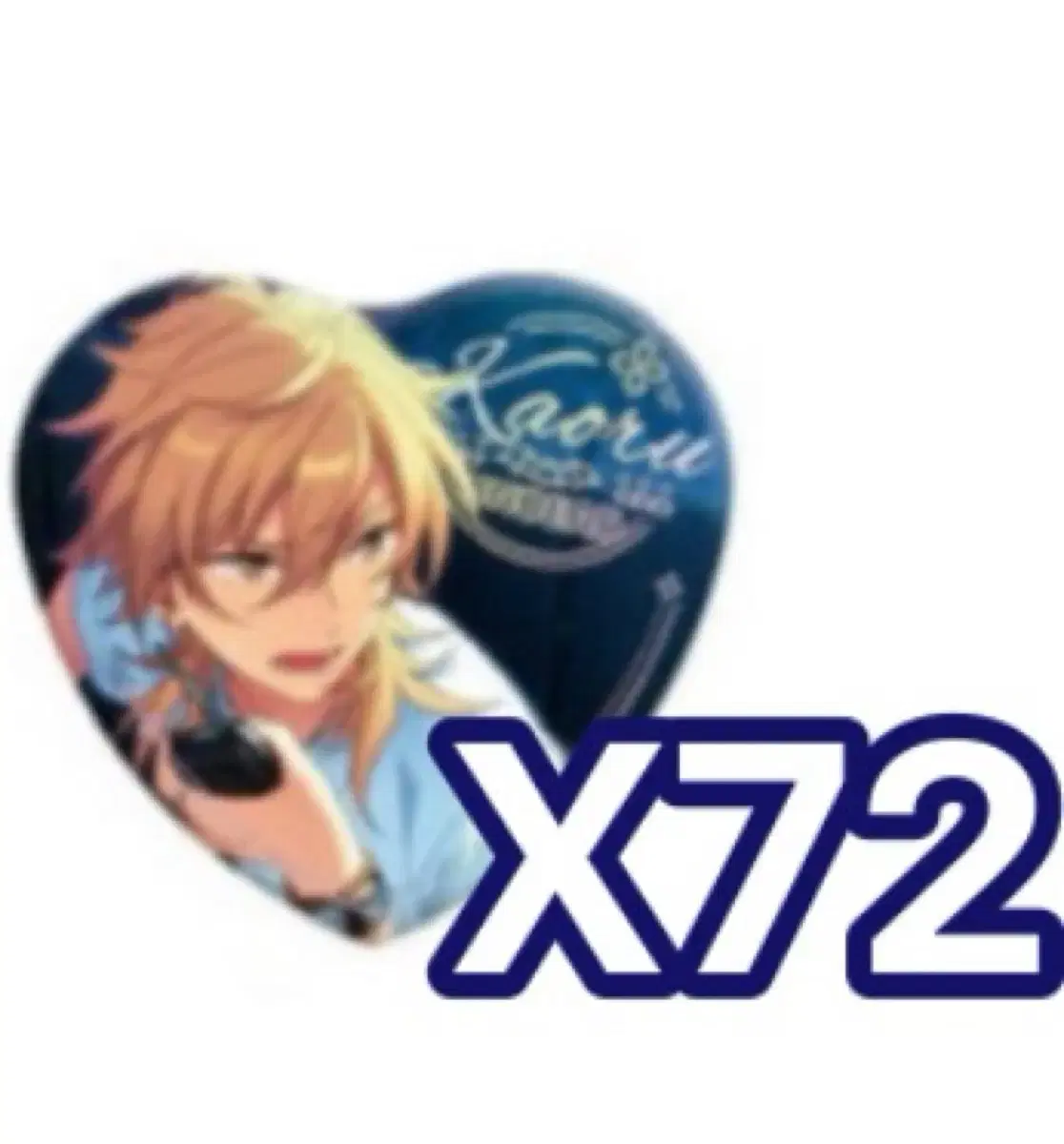 Anstar Hakaze Kaoru Heart Can Badge 72pcs sells