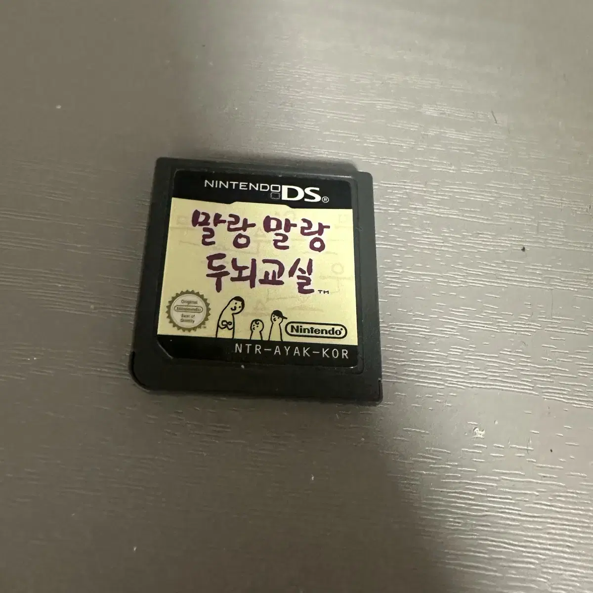 닌텐도 DS 말랑말랑 두뇌교실 알칩