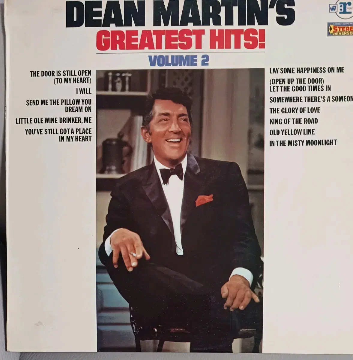 Dean Martin 딘 머틴LP Great hit2집 미국수입원판 NM