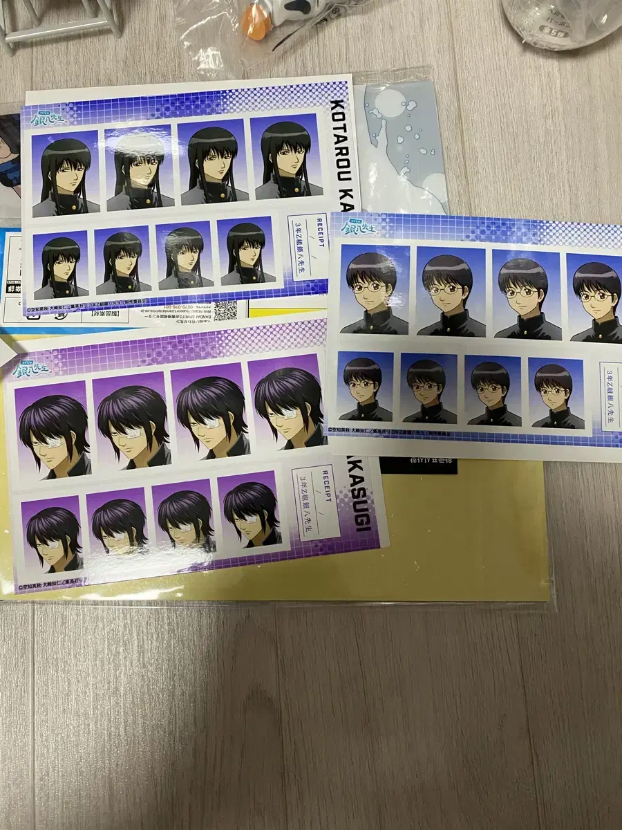 Gintama Year 3 Vahn Z Samjet Kazura Takasugi Shinpachi Proof photo.