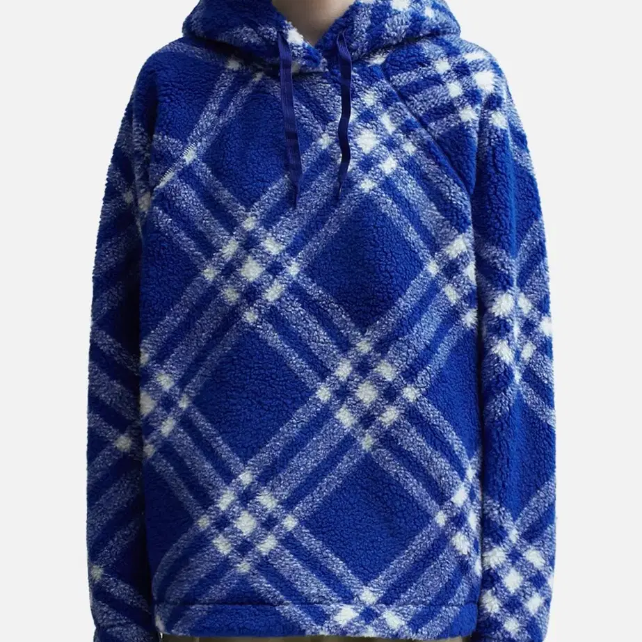 BURBERRY CHECK FLEECE HOODIE 버버리 후드