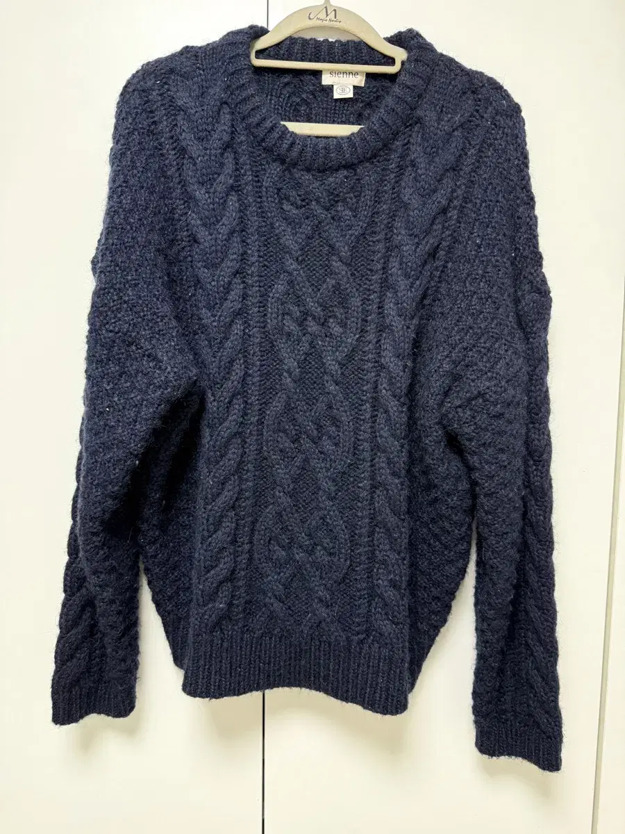 시엔느 old father sweater navy