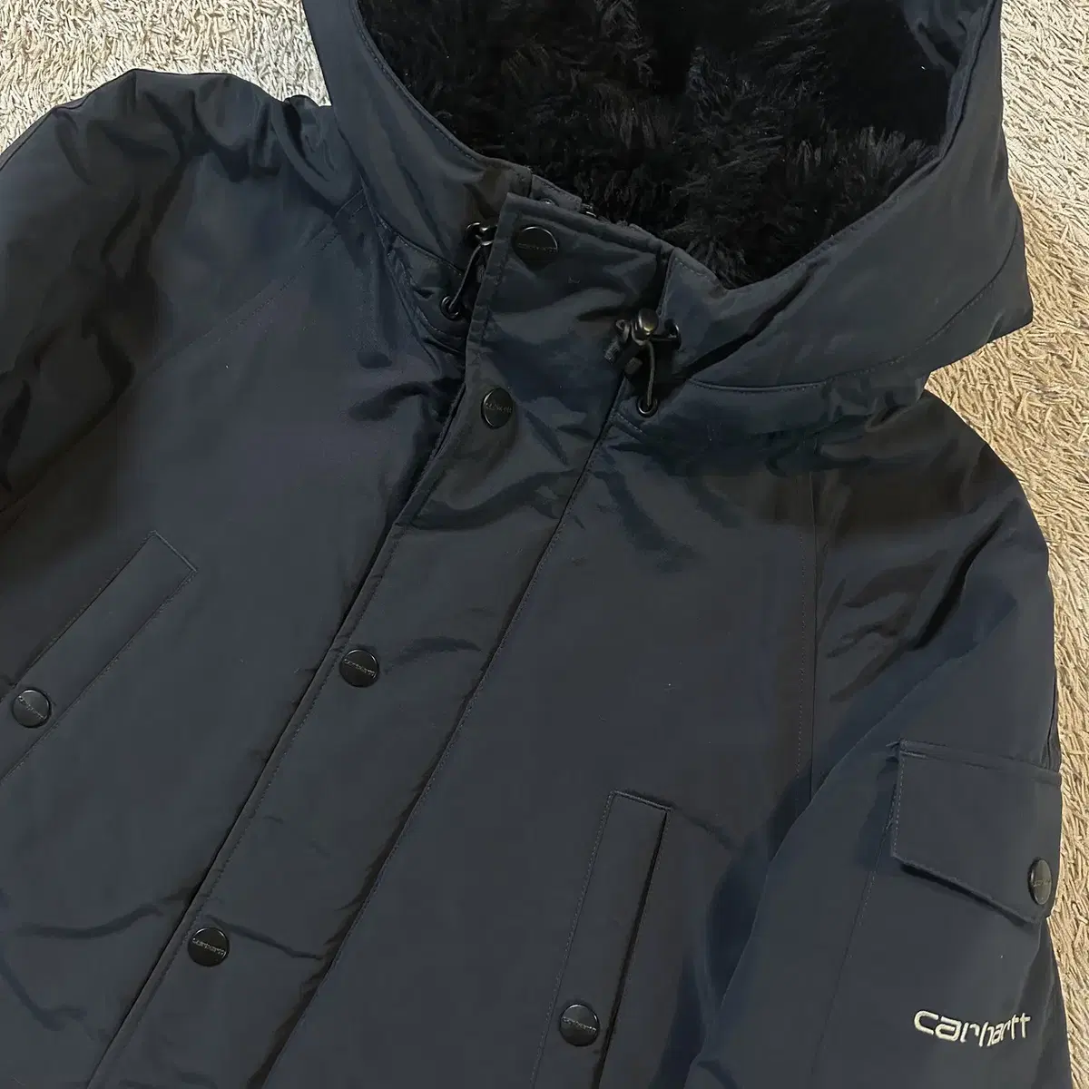 [S] 칼하트 CARHARTT 앵커리지 파카 패딩 네이비