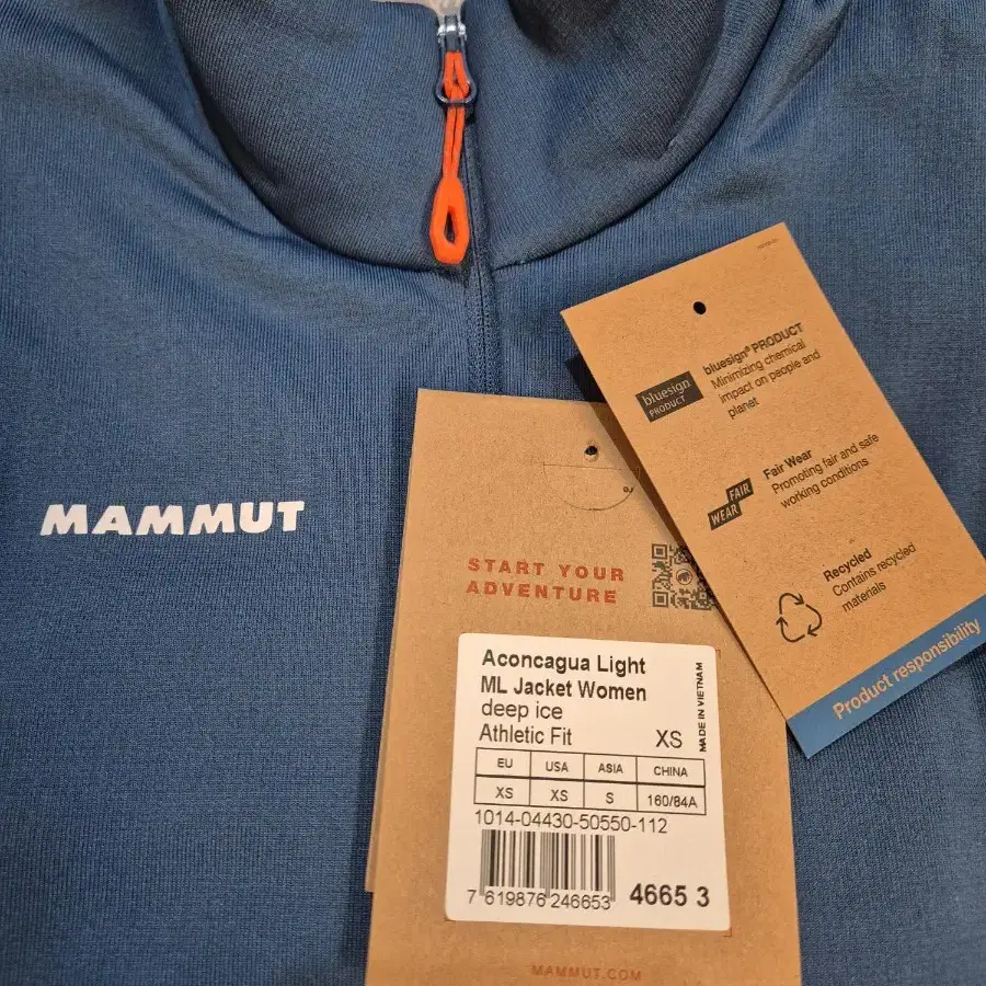 MAMMUT 마무트 여성 아콩카과 ML 자켓 XS(55)