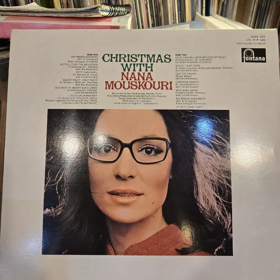 Nana Mouskouri.christmas with.82.성음.민트급l