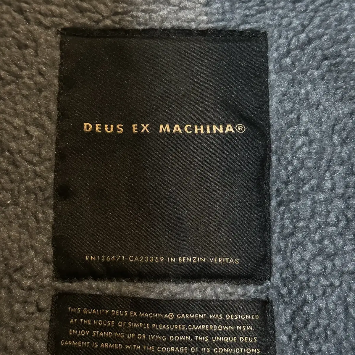 [M] 데우스 엑스 마키나 DEUS EX MACHINA 봄버 자켓 블랙