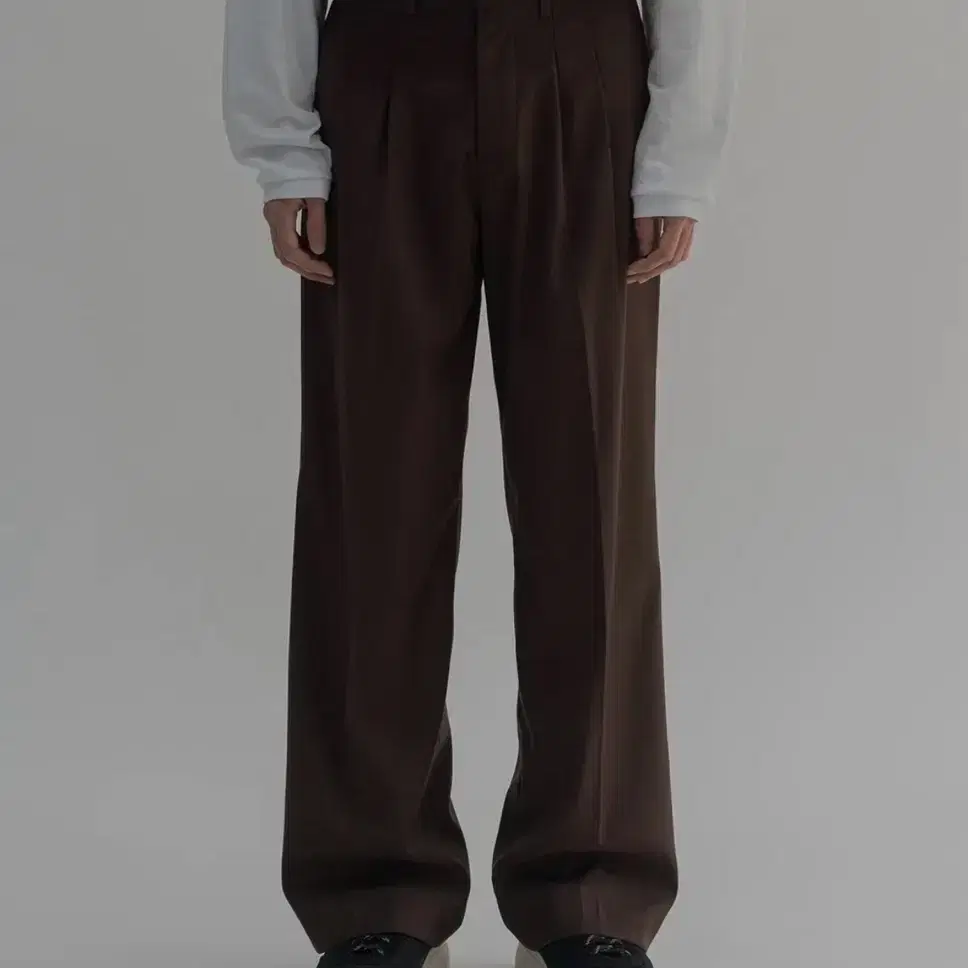 HIFIFNK(하이파이펑크) two wide trousers_Brown