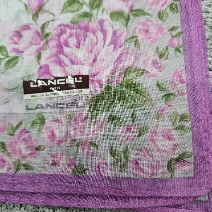 *새상품)  란셀손수건 LANCEL