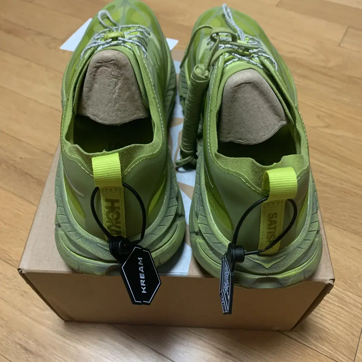 Hoka x Satisfy Mafate Speed 4 Lite Sulfu