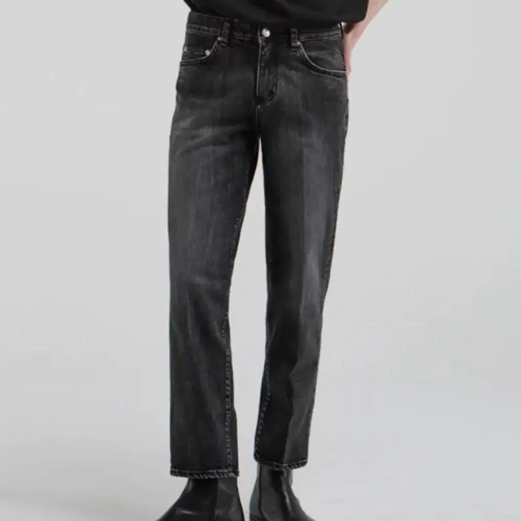 브랜디드 1820 BLACK STANDARD4 JEANS [CROP ST