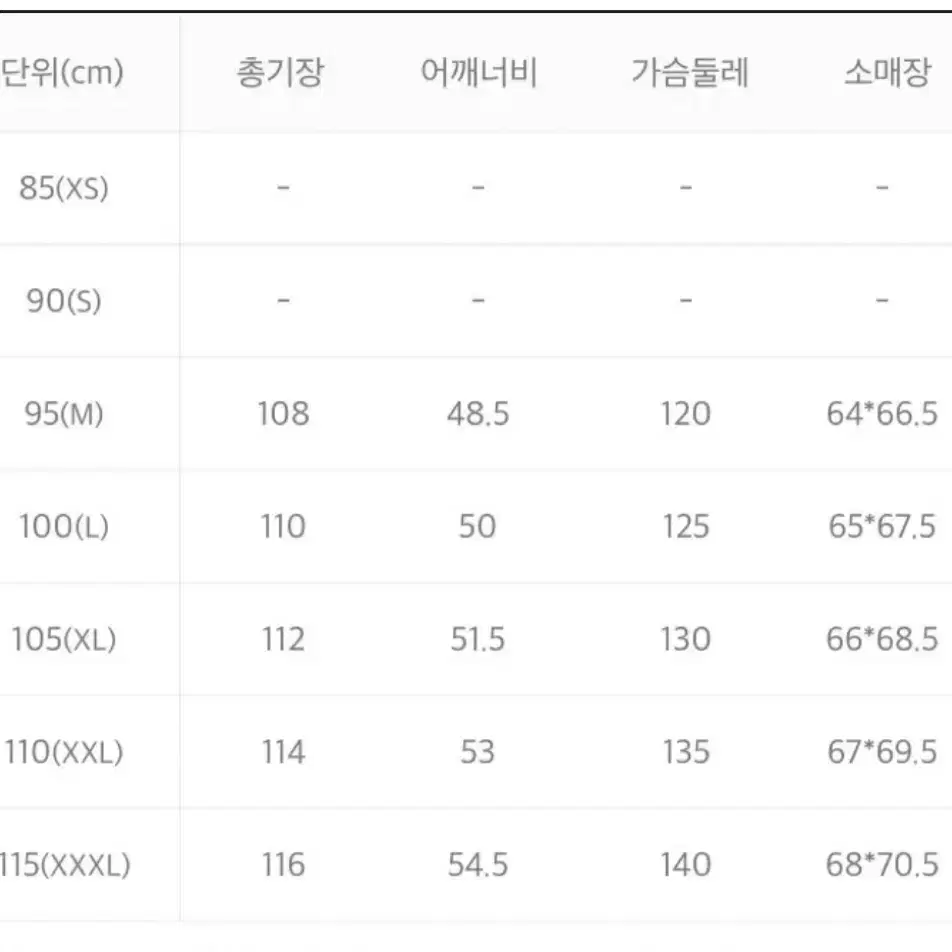 내셔널지오그래픽 롱패딩 95