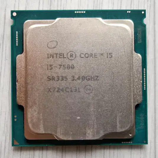 i5-7500(3.40GHz, 4Cores. 4threads카비)CPU