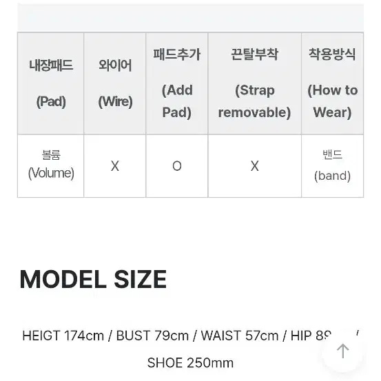 비키니밴더 파스텔 체크 크로스 하이웨스트 비키니 M