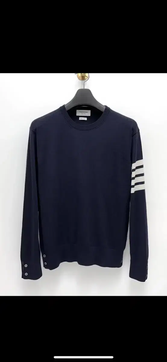 Thom Browne Merino Wool Knit Navy Size 4