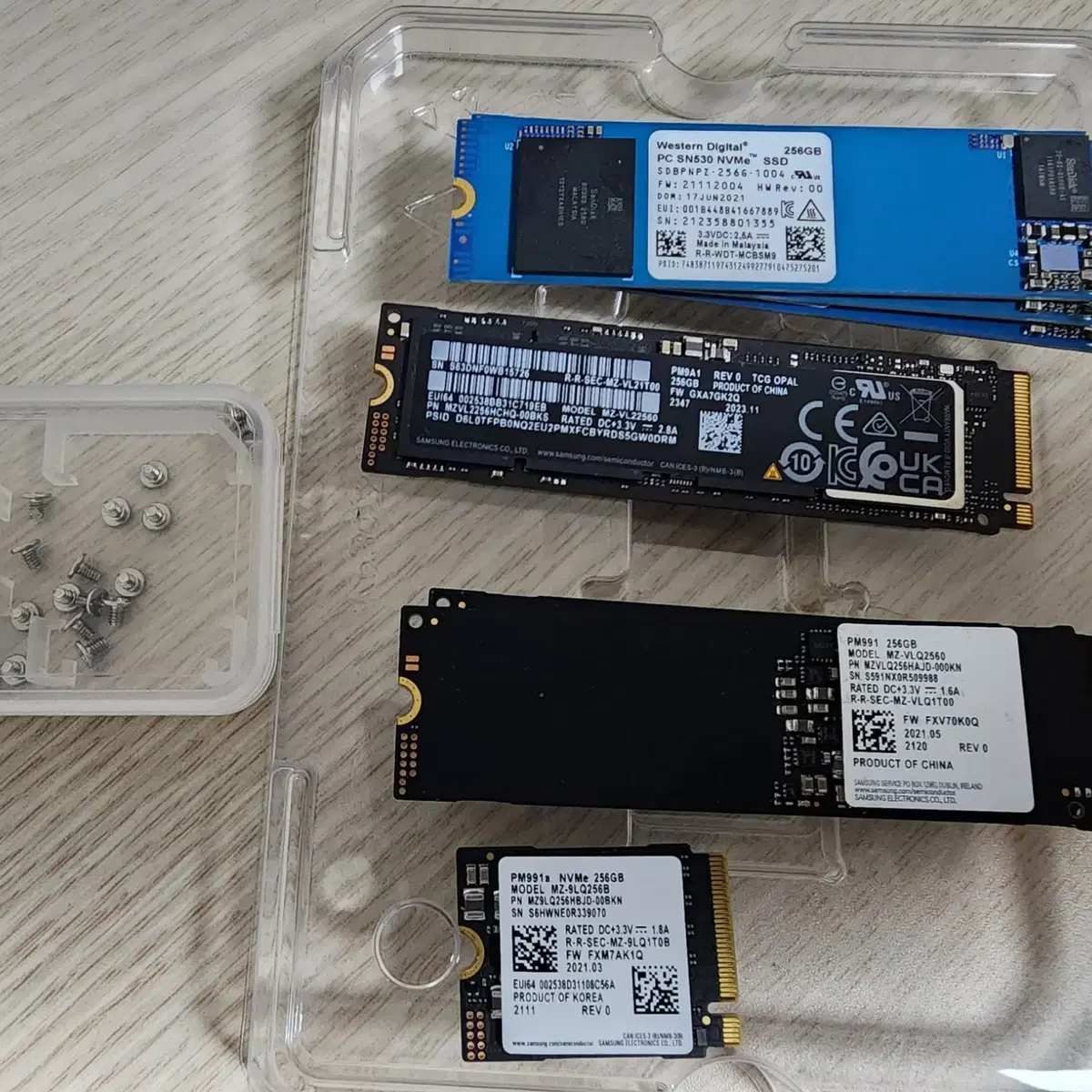 삼성 PM9a1 SSD 256GB 외.. /원도우10, 문서